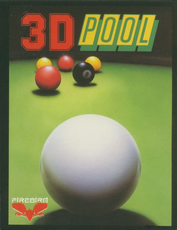 3D Pool box art for Commodore 64